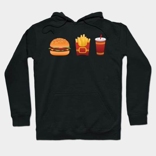 Classic Fast Food Hoodie by jw608